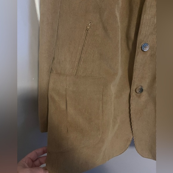 Vintage Boulevard Club Camel Corduroy  old skool Cell Phone Pocket Blazer XL - Picture 4 of 9